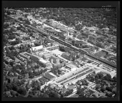 Aerial view of Rockville Centre, Hempstead, New York