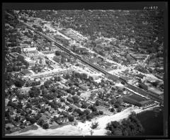 Aerial view of Rockville Centre, Hempstead, New York