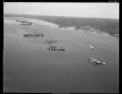 Boats in the Hudson, N.Y.