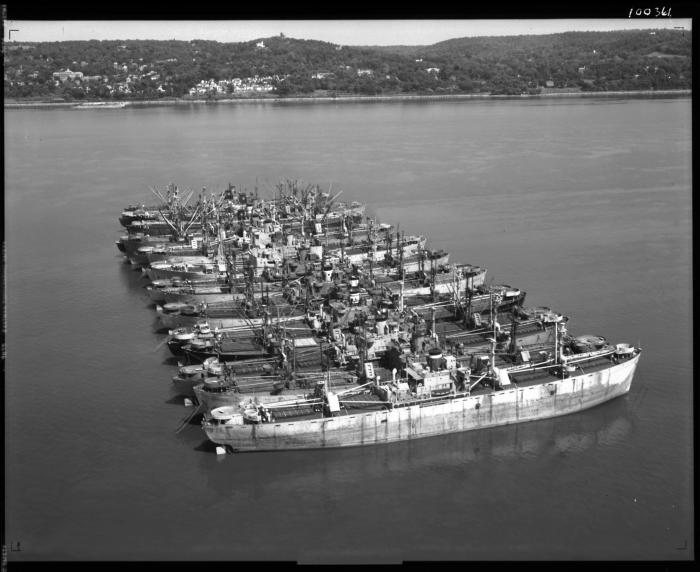 Boats in the Hudson, N.Y.