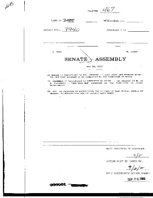 NYS Bill and Veto Jackets: 2000, Chapter 467