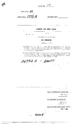 NYS Bill and Veto Jackets: 2004, Chapter 37