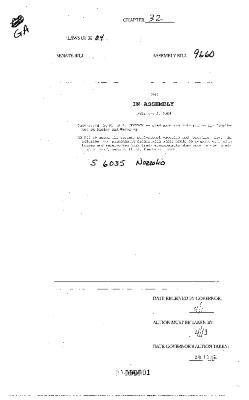 NYS Bill and Veto Jackets: 2004, Chapter 32