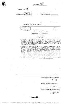 NYS Bill and Veto Jackets: 2004, Chapter 38