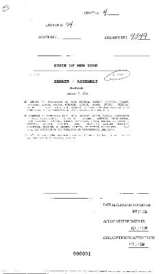 NYS Bill and Veto Jackets: 2004, Chapter 4
