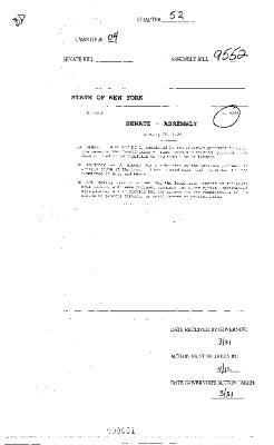 NYS Bill and Veto Jackets: 2004, Chapter 52