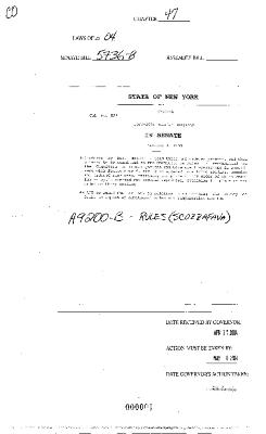 NYS Bill and Veto Jackets: 2004, Chapter 47