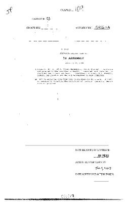 NYS Bill and Veto Jackets: 2003, Chapter 109