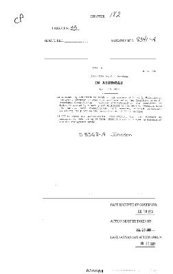 NYS Bill and Veto Jackets: 2003, Chapter 182