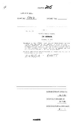 NYS Bill and Veto Jackets: 2003, Chapter 205