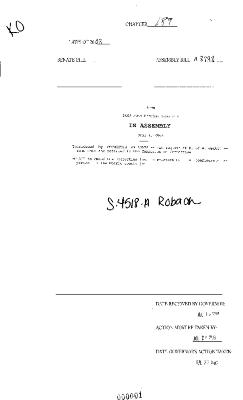 NYS Bill and Veto Jackets: 2003, Chapter 189