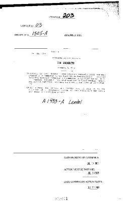 NYS Bill and Veto Jackets: 2003, Chapter 203