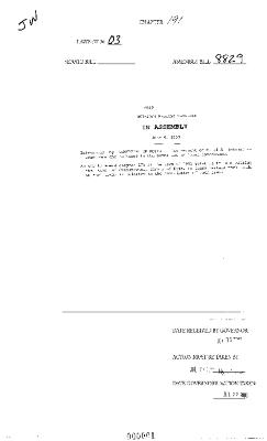 NYS Bill and Veto Jackets: 2003, Chapter 191