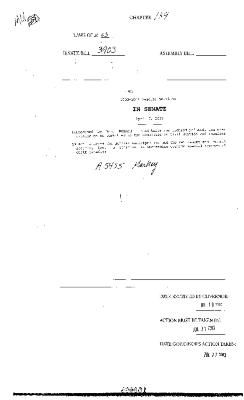 NYS Bill and Veto Jackets: 2003, Chapter 139