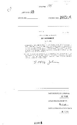 NYS Bill and Veto Jackets: 2003, Chapter 185