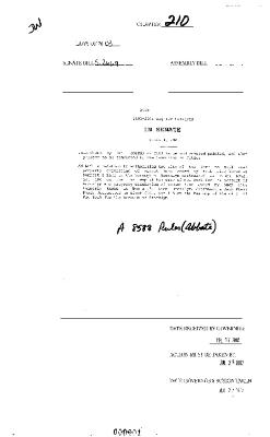 NYS Bill and Veto Jackets: 2003, Chapter 210