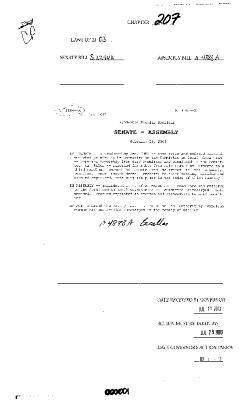 NYS Bill and Veto Jackets: 2003, Chapter 207