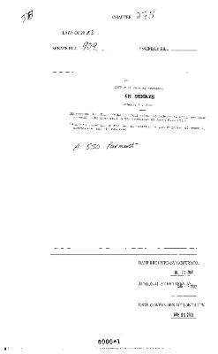 NYS Bill and Veto Jackets: 2003, Chapter 275