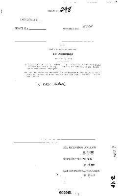 NYS Bill and Veto Jackets: 2003, Chapter 248