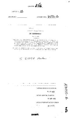NYS Bill and Veto Jackets: 2003, Chapter 256