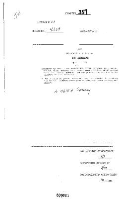 NYS Bill and Veto Jackets: 2003, Chapter 357