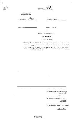 NYS Bill and Veto Jackets: 2003, Chapter 339