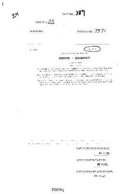 NYS Bill and Veto Jackets: 2003, Chapter 387