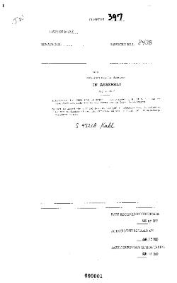 NYS Bill and Veto Jackets: 2003, Chapter 397