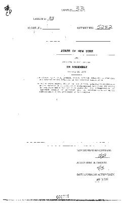 NYS Bill and Veto Jackets: 2003, Chapter 33