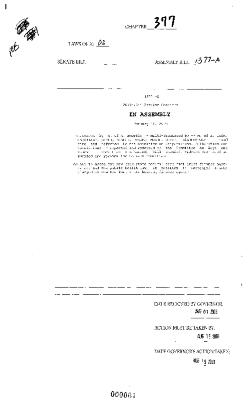 NYS Bill and Veto Jackets: 2003, Chapter 377