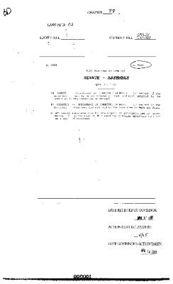 NYS Bill and Veto Jackets: 2003, Chapter 39