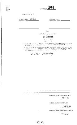 NYS Bill and Veto Jackets: 2003, Chapter 345