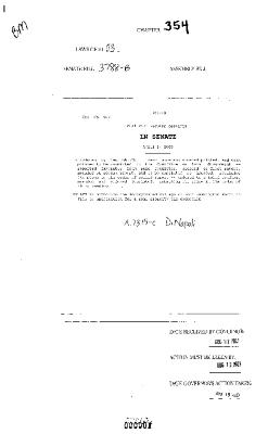 NYS Bill and Veto Jackets: 2003, Chapter 354