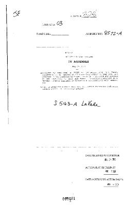 NYS Bill and Veto Jackets: 2003, Chapter 328