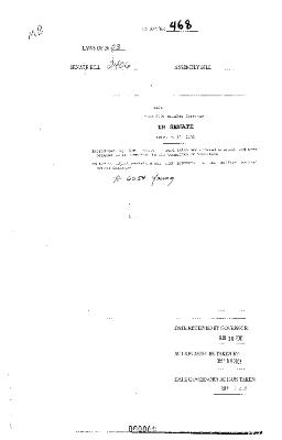 NYS Bill and Veto Jackets: 2003, Chapter 468