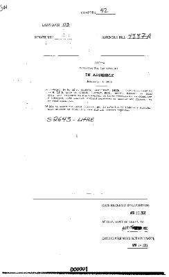 NYS Bill and Veto Jackets: 2003, Chapter 42