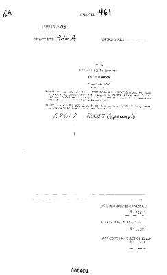 NYS Bill and Veto Jackets: 2003, Chapter 461