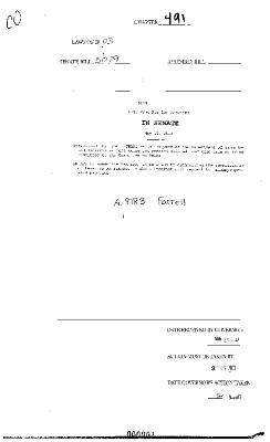 NYS Bill and Veto Jackets: 2003, Chapter 491