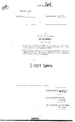 NYS Bill and Veto Jackets: 2003, Chapter 505