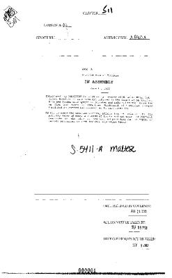 NYS Bill and Veto Jackets: 2003, Chapter 511