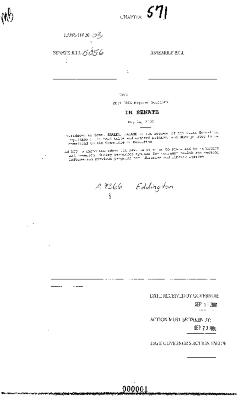 NYS Bill and Veto Jackets: 2003, Chapter 571
