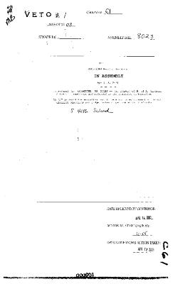 NYS Bill and Veto Jackets: 2003, Chapter 61