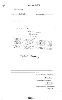NYS Bill and Veto Jackets: 2003, Chapter 605