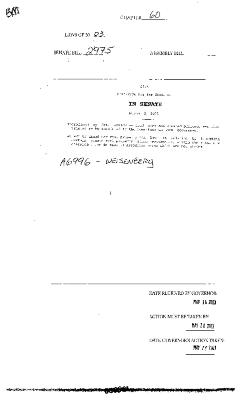 NYS Bill and Veto Jackets: 2003, Chapter 60
