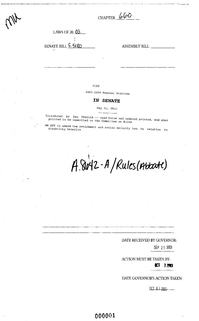 NYS Bill and Veto Jackets: 2003, Chapter 660