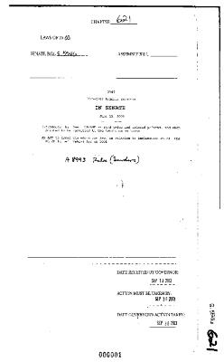 NYS Bill and Veto Jackets: 2003, Chapter 621