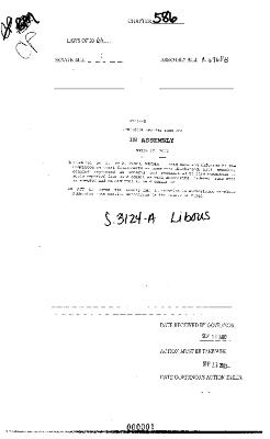 NYS Bill and Veto Jackets: 2003, Chapter 586