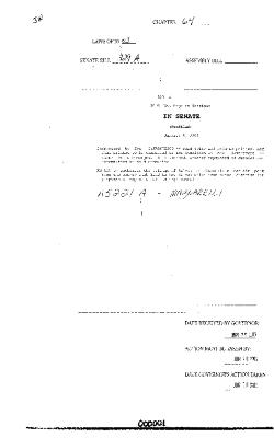 NYS Bill and Veto Jackets: 2003, Chapter 64