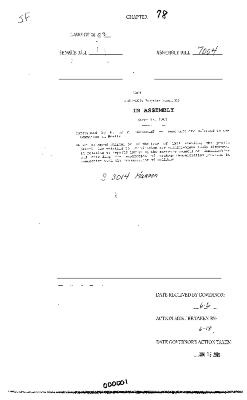 NYS Bill and Veto Jackets: 2003, Chapter 78