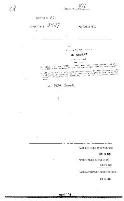 NYS Bill and Veto Jackets: 2003, Chapter 84